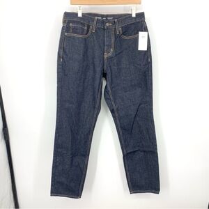 Old Navy Men Size 32 x 30 Jeans Dark Wash Pants Athletic Taper Slim Cotton Tough
